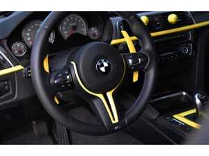 ES#4899239 - BM-0164-AY - Competition Shift Paddles - F87 M2 | M2 Competition - Austin Yellow - A premium upgrade designed to enhance the gear-shifting experience in your BMW F87 M2 or M2 Competition - AUTOTECKNIC - BMW