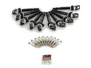 ES#4883379 - 056059LA02KT2 - S85 Ignition Service Kit - Everything needed for a comprehensive ignition service! Includes Bavarian Autosport ignition coils, OEM NGK spark plugs, and dielectric grease. - Assembled By ECS - BMW