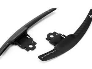 ES#4899254 - BM-0164-DCG-W - Dry Carbon Battle Version Shift Paddles - Gloss Finish with White Indicators - Meticulous Crafted set of paddles which would maximize the communication between the driver, steering wheel, and of course, the M dual-clutch transmission. - AUTOTECKNIC - BMW
