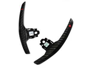 ES#4899261 - BM-0164-DCG-R - Dry Carbon Battle Version Shift Paddles (Gloss Finish + Red Indicator) - Meticulous Crafted set of paddles which would maximize the communication between the driver, steering wheel, and of course, the M dual-clutch transmission. - AUTOTECKNIC - BMW