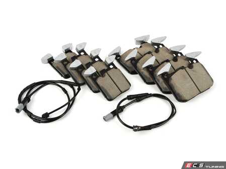 ES#4772955 - eur1880KT - Front & Rear Brake Pad Set - Akebono's Euro Ceramic pad offers excellent pedal feedback, low dust, and smooth initial bite. A favorite among BMW enthusiasts. - Akebono - BMW