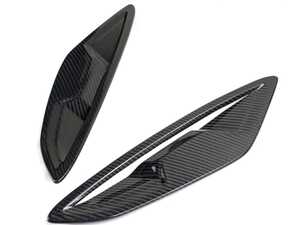 ES#4899305 - BM-0215 - Dry Carbon Fiber Fender Trim Set - G14/ G15/ G16 8-Series - A sleek, lightweight, and durable carbon fiber finish, providing a sporty, aggressive look and easy installation with an OEM-like fit. - AUTOTECKNIC - BMW