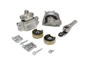ES#2763276 - 1K0199855BFkt1 - OE Drivetrain Mount Kit - Manual Transmission - Replace all of the mounts for your engine and transmission - Genuine Volkswagen Audi - Volkswagen