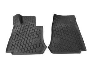 ES#4303693 - 25368038059G33 - Front All-Season Floor Mat Set - Black - Pair of rubber mats for superior interior protection - Genuine Mercedes Benz - Mercedes Benz