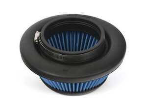 ES#4699623 - BMWBLUSTF-SHRT - BMS Silicone Single Turbo Filter For 4" Turbo Inlet - BLUE - "Shorty" Version - Burger Motorsports - 