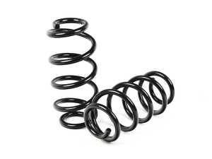 ES#3287020 - 95B411105AH504 - Front Coil Spring - Pair - Set Of Two - Silver/Dark Red. - Genuine Porsche - Porsche