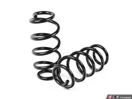 ES#3287020 - 95B411105AH504 - Front Coil Spring - Pair - Set Of Two - Silver/Dark Red. - Genuine Porsche - Porsche