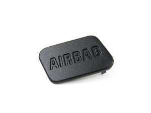 ES#103095 - 51418413215 - Left Side Airbag Trim Cover - Black - Snaps in place, "AIRBAG" inscription - Genuine BMW - BMW