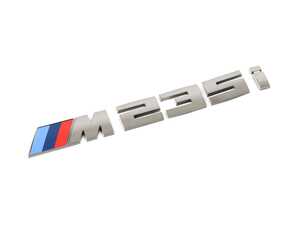 ES#4189070 - 51148075984 - Model Emblem - M235I - Genuine BMW - BMW