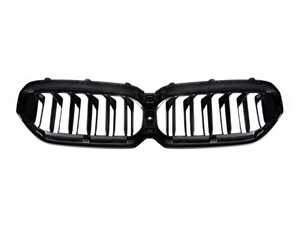 ES#4899601 - BM-0271-DS-GB - Gloss Black Front Grille (Front Facing Camera) F90 M5 LCI | G30 5-Series LCI  - The package includes a direct OEM replacement front grilles for the F90 M5 LCI & G30 5-Series LCI Models. - AUTOTECKNIC - BMW