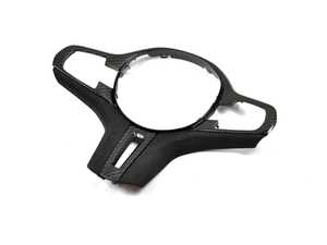ES#4899648 - BM-0282-NH-S - Carbon Alcantara Steering Wheel Trim (Non-Heated Wheel) F90 M5 2018-2019 - Upgrade your BMW F90 M5s interior and experience a refined blend of luxury, sportiness, and precision craftsmanship. - AUTOTECKNIC - BMW