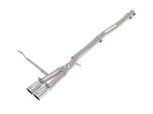 ES#4899685 - 49-36354-P - MACH Force-Xp Stainless Steel Cat-Back Exhaust - Polished Tips  - Non resonated and no rear muffler version, this makes for a louder exhaust then normal - AFE - MINI