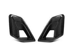 ES#4899774 - BM-0328 - AutoTecknic Carbon Fiber Front Bumper Air Vent Set - G05 X5 M-Sport LCI - Crafted with precision from 100% 2x2 twill weave carbon fiber using the Autoclave process, these trims effortlessly replace the OEM air vents. - AUTOTECKNIC - BMW