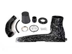 ES#4416168 - AMS.21.08.0001-2 - AMS Performance 2015-2019 VW Golf R MK7 Chopped Carbon Fiber Intake System - The AMS Performance VW Golf R MKVII Carbon Fiber Cold Air Intake Upgrade was designed to draw a higher volume of cold air into the stock turbocharger. - AMS Performance - Audi Volkswagen