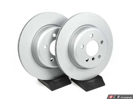 ES#4668642 - 34216898733-P - Rear V5 Plain Brake Rotors - Set (330x20) - Precision manufactured and featuring a GeoSpec corrosion-resistant coating - ECS - BMW