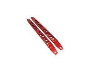 ES#4899791 - BMSBILSCB-RED - BMS Billet Strut Cross Braces - Anodized Red - Add a little color and upgrade the appearance of your engine bay! - Burger Motorsports - BMW