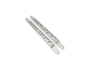 ES#4899793 - BMSBILSCB-SIL - BMS Billet Strut Cross Braces - Anodized Silver - Add a little color and upgrade the appearance of your engine bay! - Burger Motorsports - BMW