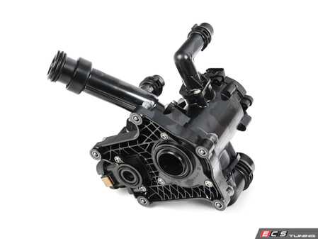 ES#4179814 - 11538642559 - Electronic Thermostat And Coolant Distribution Module - Thermostat controlled by the ECU for precise temperature control. - Genuine BMW - BMW
