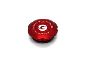 ES#4899833 - F5XWFC-R - MINI 2014+ JCW / GP3 (F5X) BLACKLINE Performance Edition RED Washer Fluid Cap - Upgrade metal cap in a special design - Goldenwrench Supply Co - MINI