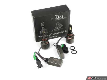 ES#4875818 - 003452LB04-08 - 9005/9006 Premium LED Conversion Kit - Series 2  - Set of 2 36,000lm, 160W combined plug and play LED headlight bulbs - ZiZa - Audi BMW Volkswagen