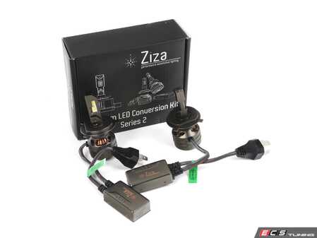 ES#4875814 - 003452LB04-04 - H4 Premium LED Conversion Kit - Series 2  - Set of 2 36,000lm, 160W combined plug and play LED headlight bulbs - ZiZa - Audi BMW Volkswagen Mercedes Benz MINI Porsche