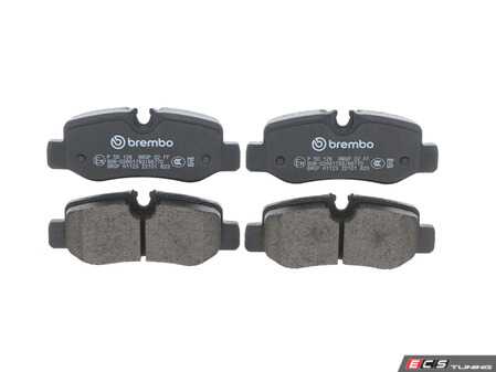 ES#4486333 - 4474200320 - Rear Brake Pad Set - Premium Low-Met OE Equivalent Pad - Brembo - Mercedes Benz
