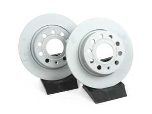 ES#4213650 - RK1283 - Rear Brake Rotors - Pair - Restore the stopping power in your vehicle - EBC - Audi Volkswagen