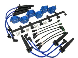 High Performance Ignition Kit - N54 Aftermarket Manifold Mount - Blue Coils