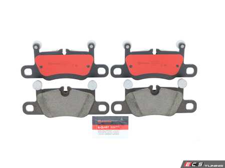 ES#4486930 - 99135294904 - Rear Brake Pad Set - Ceramic - does not include brake wear sensors - Brembo - Porsche