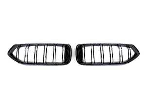 ES#4900059 - BM-0611-DS-GB - Dual-Slats Gloss Black Front Grille Set - The package includes a direct OEM replacement front grille finished in Gloss Black for the G29 Z4 - AUTOTECKNIC - BMW