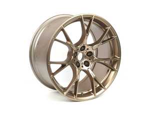 ES#4355480 - 36119501873 - BMW M5 CS 20" Wheel - Rear Gold - BMW 20" Style 789M Y-Spoke Gold Bronze front alloy wheel. - Genuine BMW - BMW