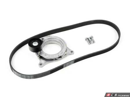 ES#4815462 - 11288650740aKT - Accessory Belt Service Kit - Includes a Continental Accessory Belt, Febi Tensioner, and Genuine BMW Tensioner Hardware - Assembled By ECS - BMW