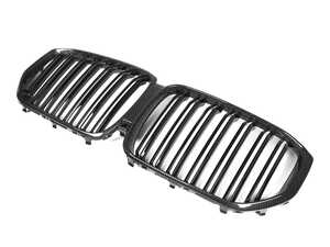ES#4900073 - BM-0613-DS-CF - Dual-Slat Dry Carbon Front Grille (G05 X5 Pre-LCI) - Whether upgrading a worn-out grille or enhancing the vehicles style with a unique touch, this dual-slat dry carbon grille offers an ideal blend of sleek design, reliable performance, and long-lasting durability. - AUTOTECKNIC - BMW
