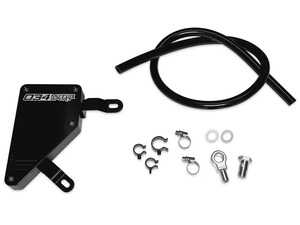 ES#4900093 - 034-504-Z037 - Billet Aluminum DSG Breather Catch Can Kit - Replaces the tiny OE plastic vent and prevents transmission fluid from being forced out and splashing around the engine bay. - 034Motorsport - Audi