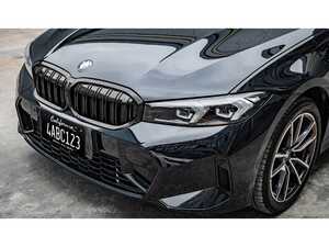ES#4900134 - BM-0620-DS-GB - Dual-Slats Gloss Black Front Grille - Elevate your BMW G20 3-Series LCI Sedan with the unparalleled craftsmanship and exquisite design of our AutoTecknic Gloss Black dual-slat front grille surround. - AUTOTECKNIC - BMW