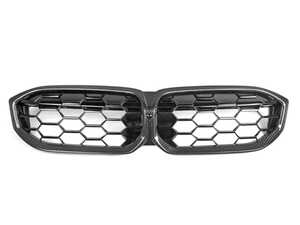 ES#4900137 - BM-0620-HC-CF - AutoTecknic Dry Carbon Fiber Honeycomb Front Grille - G20 3-Series LCI - Elevate your BMW G20 3-Series LCI Sedan with the unparalleled craftsmanship and exquisite design of our AutoTecknic honeycomb front grille surround. - AUTOTECKNIC - BMW