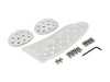 ES#4505215 - SP3MINIMTSATIN - ECS Performance Pedal Set - Manual Transmission - Silver anodized aluminum; designed with the enthusiast driver in mind. The right grip & slip where you need it. - ECS - MINI