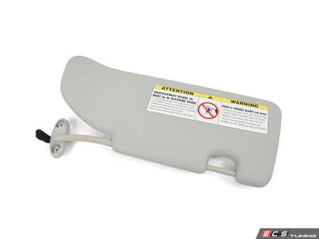 ES#1877261 - 51167129585 - Sun Visor / Mirror Illumination Left - Horizon Grey - (NO LONGER AVAILABLE) - Replace your broken or missing visor. - Genuine MINI - 