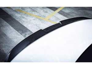 ES#4900215 - BM-0801 - Carbon Corsa Trunk Spoiler - Whether for daily driving or spirited performance use, this trunk spoiler is the perfect addition to any G60 5-Series or G90 M5. - AUTOTECKNIC - BMW