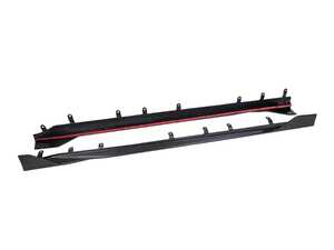 ES#4900231 - BM-0808 - Carbon Side Skirt Extension Set - Whether for daily driving or track use, these carbon fiber side skirts deliver a dynamic, race-inspired presence. - AUTOTECKNIC - BMW
