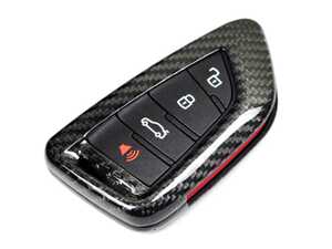 ES#4900294 - TO-0002-CF - Remote Key Case (Black Carbon) - Jazz up your key fob with this black carbon case for added durability and a fresh sporty look! - AUTOTECKNIC - BMW
