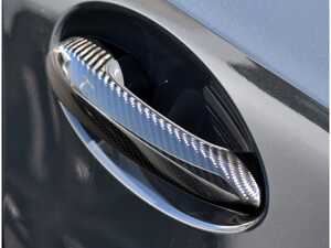ES#4900300 - TO-0009-G - Carbon Fiber Door Handle Trim - Set - Featuring genuine dry carbon fiber, a high-gloss clear coat finish, and precise fitment for a premium, race-inspired aesthetic. - AUTOTECKNIC - BMW