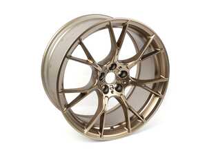 ES#4355479 - 36119501872 - BMW M5 CS 20" Wheel - Gold - BMW 20" Style 789M Y-Spoke Gold Bronze front alloy wheel. - Genuine BMW - BMW