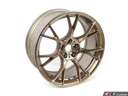 ES#4355479 - 36119501872 - BMW M5 CS 20" Wheel - Gold - BMW 20" Style 789M Y-Spoke Gold Bronze front alloy wheel. - Genuine BMW - BMW