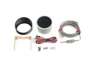 ES#3176377 - 216BFWBEGTSM.F - 52mm Prosport Electrical Exhaust Gas Temperature Gauge - 0-2400 F Blue/White - Includes K type Probe/Sender, mounting hardware, visor, decals and instructions. - Prosport Performance - Audi BMW Volkswagen Mercedes Benz MINI Porsche