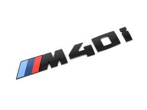 ES#4188996 - 51142472836 - LETTERING, BLACK, PAINTED - Genuine BMW - BMW
