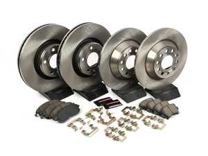 ES#4899199 - KOE4066 - Z17 Stock Brake Kit - Front And Rear *Scratch And Dent* - Proven performance with minimal dust - Scratch & Dent - Audi