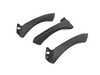 ES#4852317 - E9X-DRPL-RPKT3BK - Black Interior Door Pull Replacement Kit - Front & Rear - This complete replacement kit includes the pull handle and outer cover for the front right door and both rear doors. - Bremmen Parts - BMW