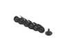 ES#4852317 - E9X-DRPL-RPKT3BK - Black Interior Door Pull Replacement Kit - Front & Rear - This complete replacement kit includes the pull handle and outer cover for the front right door and both rear doors. - Bremmen Parts - BMW