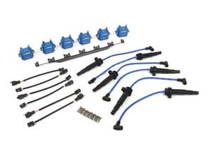 ES#4759146 - 601-0149-1 - High Performance Ignition Kit - N55 Aftermarket Intake Manifold - Blue Coils - The ultimate BMW ignition coil upgrade! Designed to work with the Black Market Parts intake manifold. - Precision Raceworks - BMW